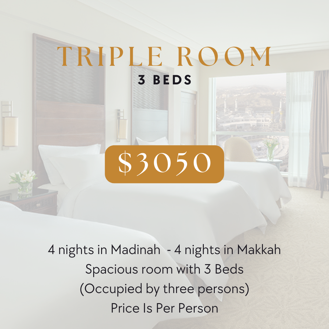 Umrah - Triple Room